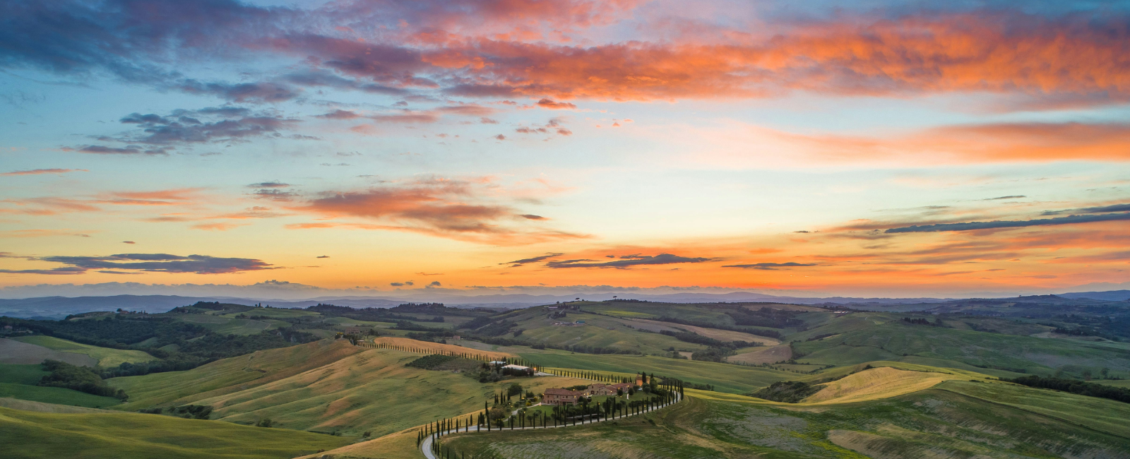 Sunset in Italy