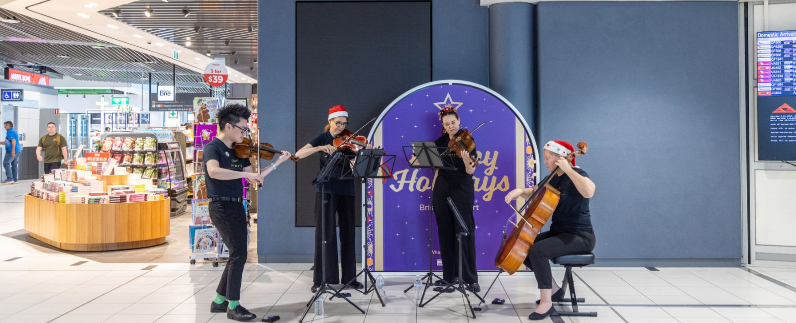 Camerata airport christmas performance