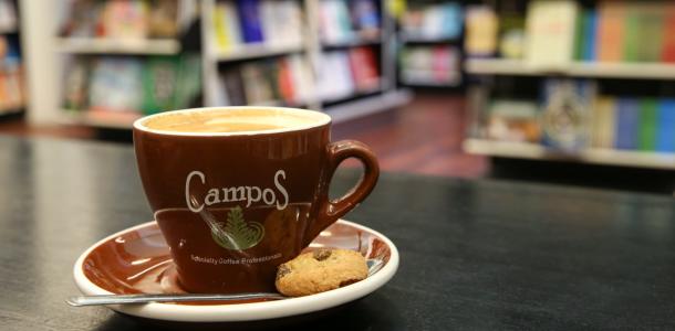 Dine in Coffee - Watermark Books & Cafe Brisbane Airport Domestic Terminal